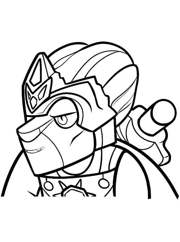 15 coloring pages of Lego Chima
